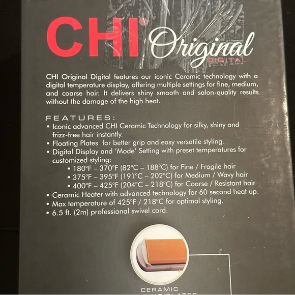Chi Original Digital 1” Flat Iron - Picture 3 of 4